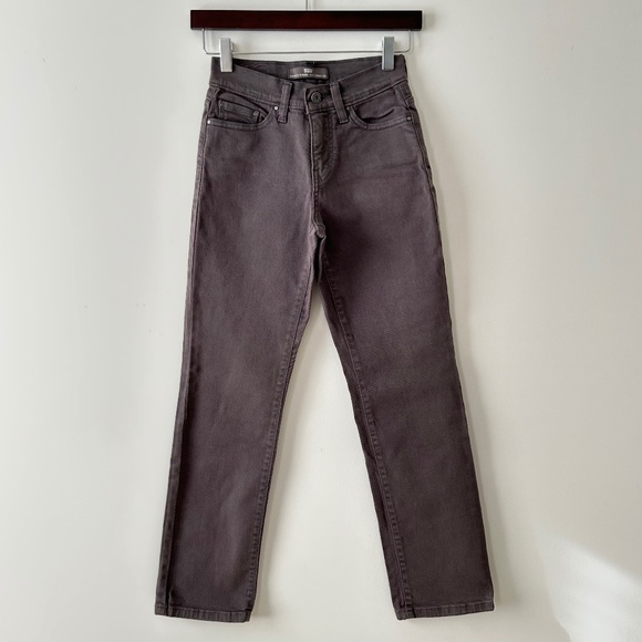 Levis Perfectly Slimming 512 Straight Leg Gray Jeans Size 24 - Picture 1 of 16